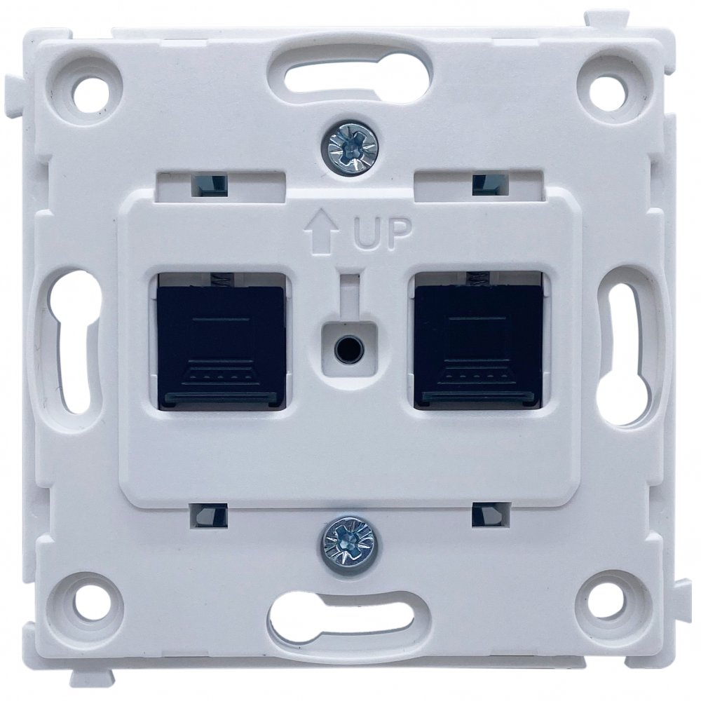 Механизм компьютерной розетки RJ45 2-я Cat.6/ClassE-8/8, серия DA
