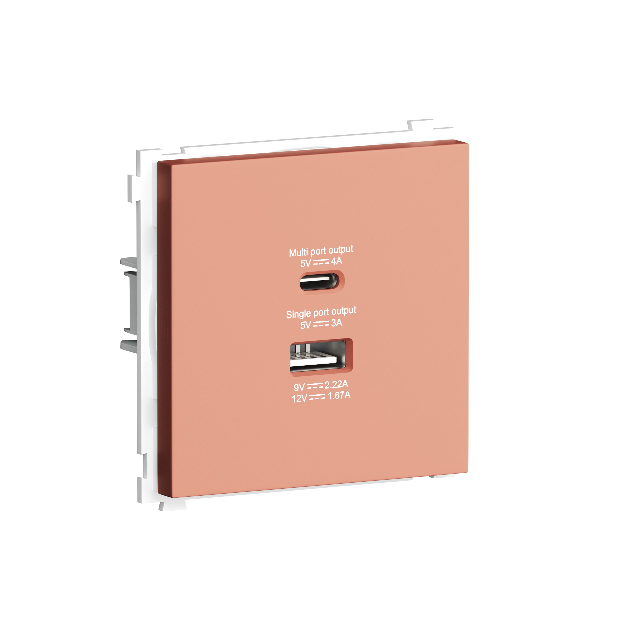 USB зарядное устройство DC 5-12V 1.67-3A MAX 20W тип A+С быстрая зарядка, Donel R98
