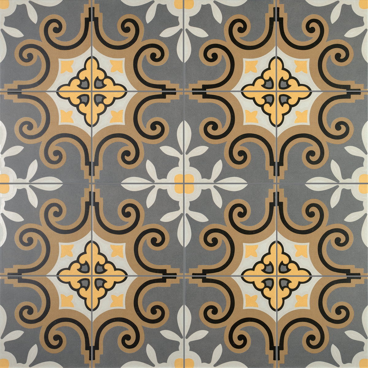 Керамогранит Motto Monotone Midnight Decor Matt 20x20