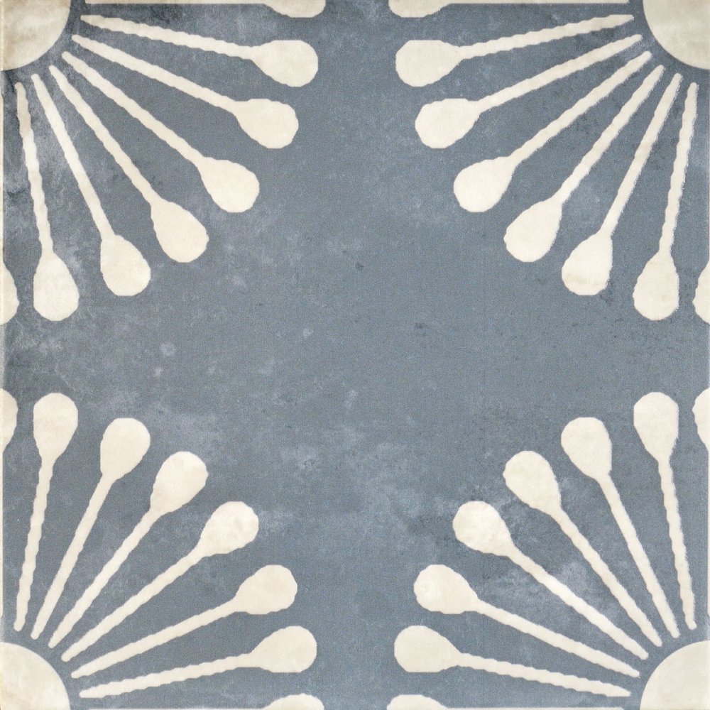 Керамогранит Motto Palmas Blue Decor 1 20x20