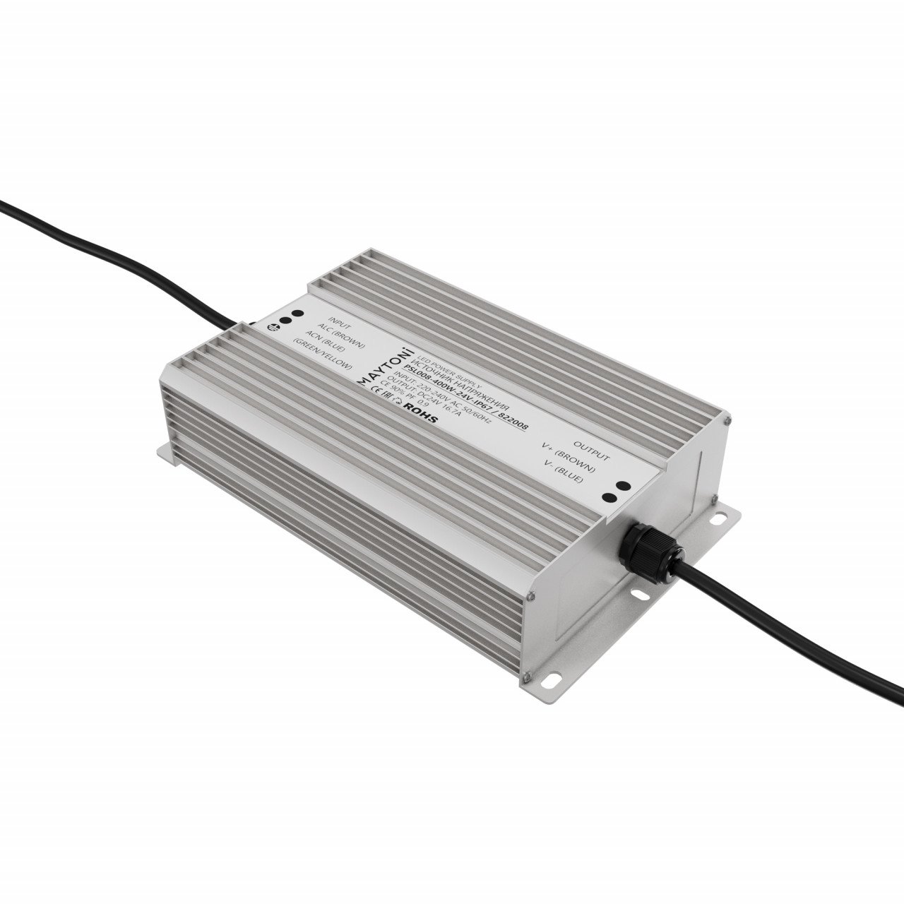 Источник напряжения PSL008 24В 400Вт IP67 822008 - фото, цена