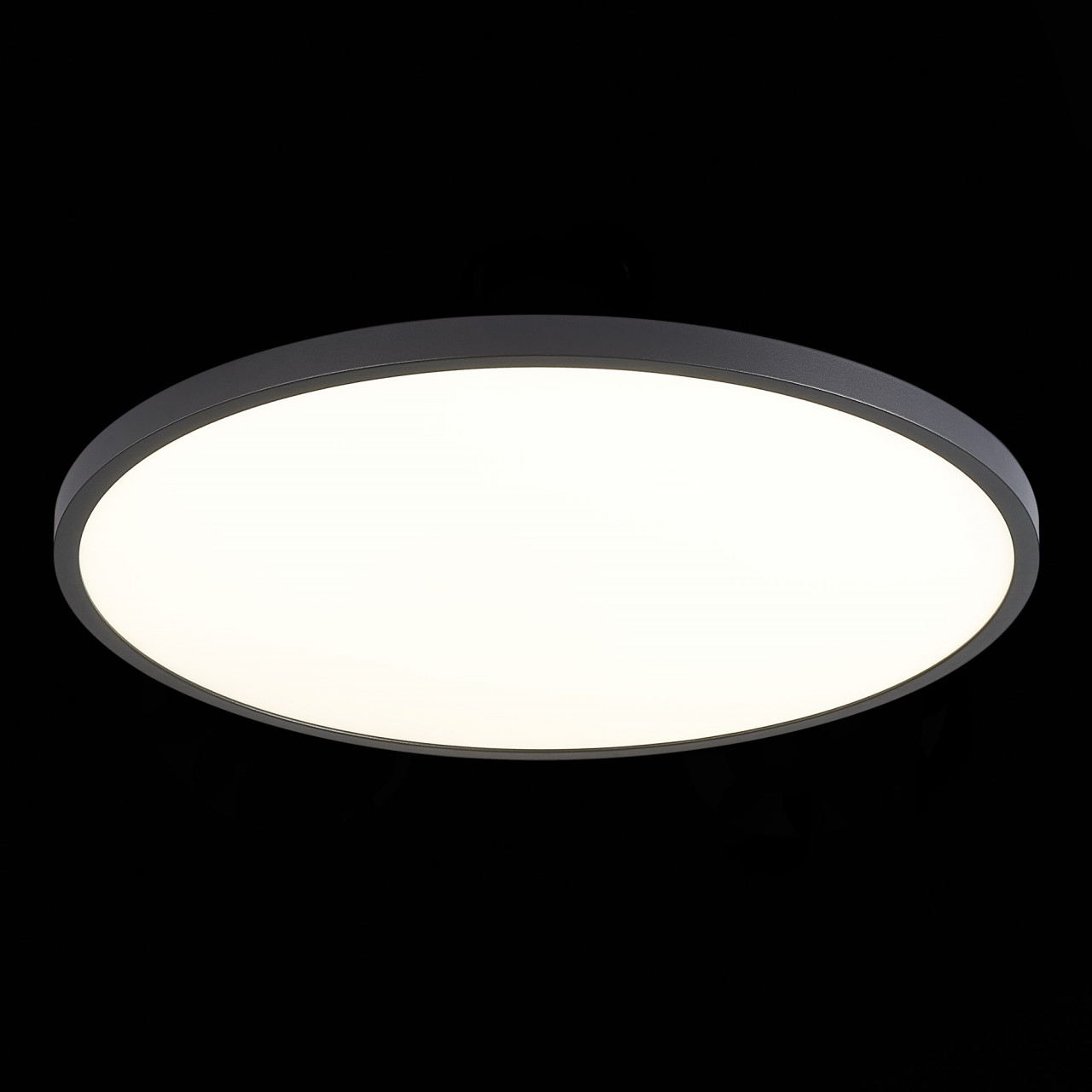 ST601.442.48 Светильник потолочный Черный LED 1*48W 4000K 4 320Lm Ra>90 120° IP20 D600xH27 185-265V - фото, цена