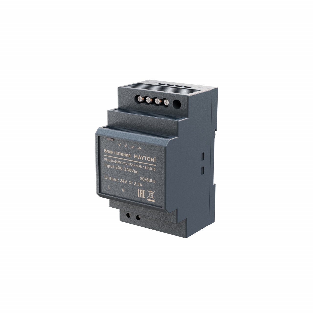 Источник напряжения PSL016 24В 60Вт IP 20 821016 - фото, цена