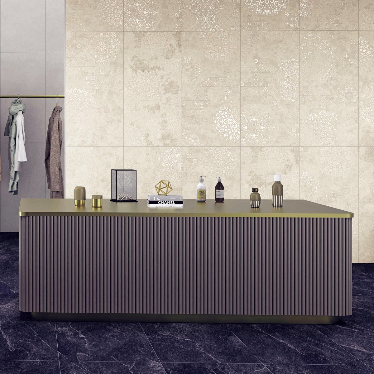 Керамогранит Neodom Stone Egypt Gris Decor Matt Shape 60x120