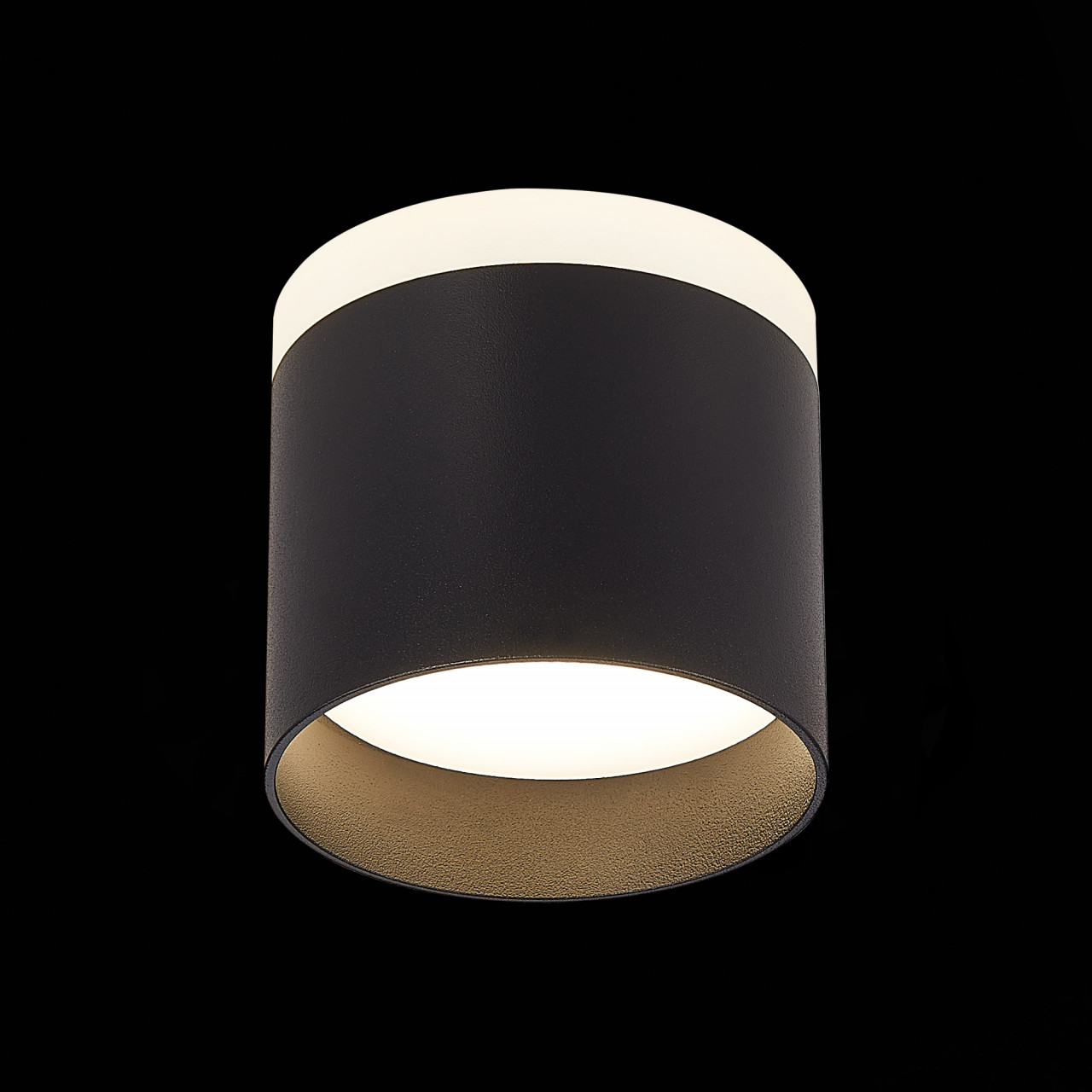 ST102.442.09 Светильник потолочный Черный LED 1*9W 4000K 702Lm Ra>80 120° IP20 D79xH75 170-240V - фото, цена
