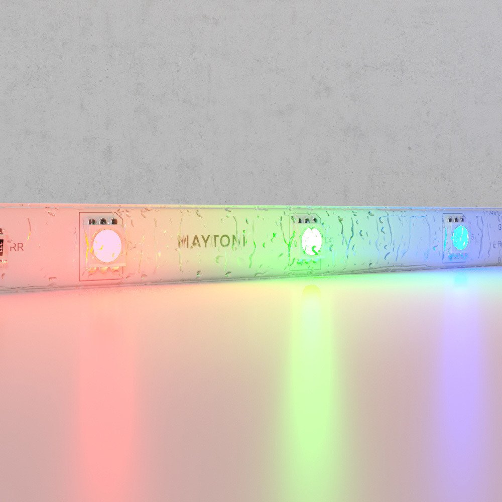 Светодиодная лента 24В 5050 7,2Вт/м Цветная (RGB) 5м IP65 - фото, цена