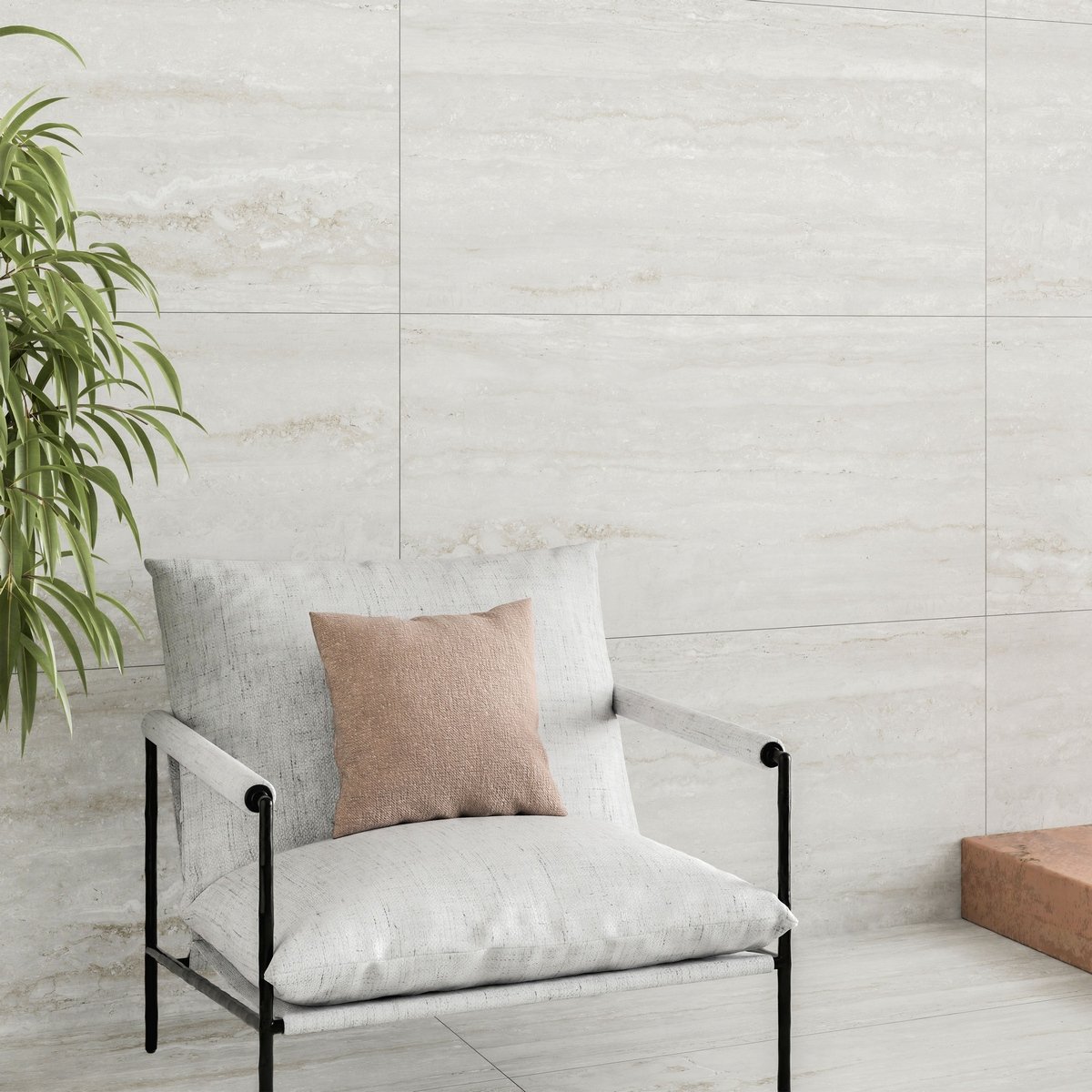Керамогранит Neodom Stone Travertino Sense Grey Matt Str 60x120