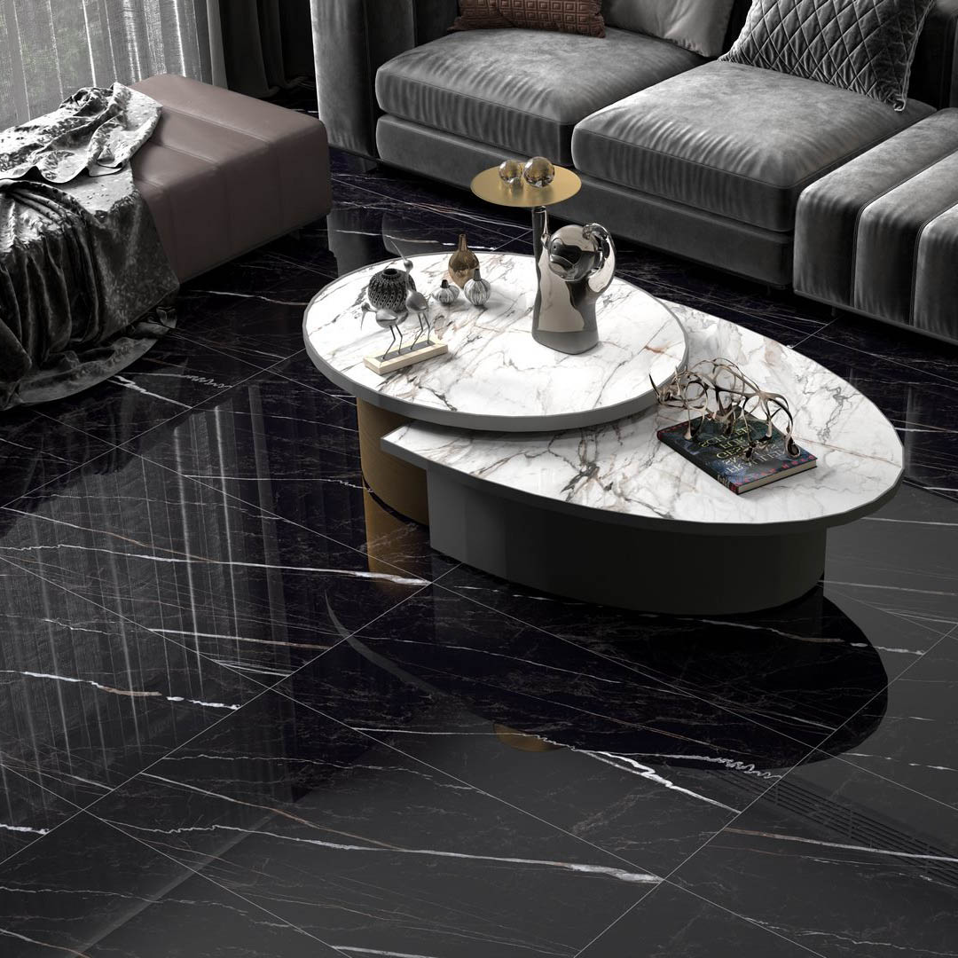 Керамогранит Neodom Luxury Nero Rock Polished 60x120