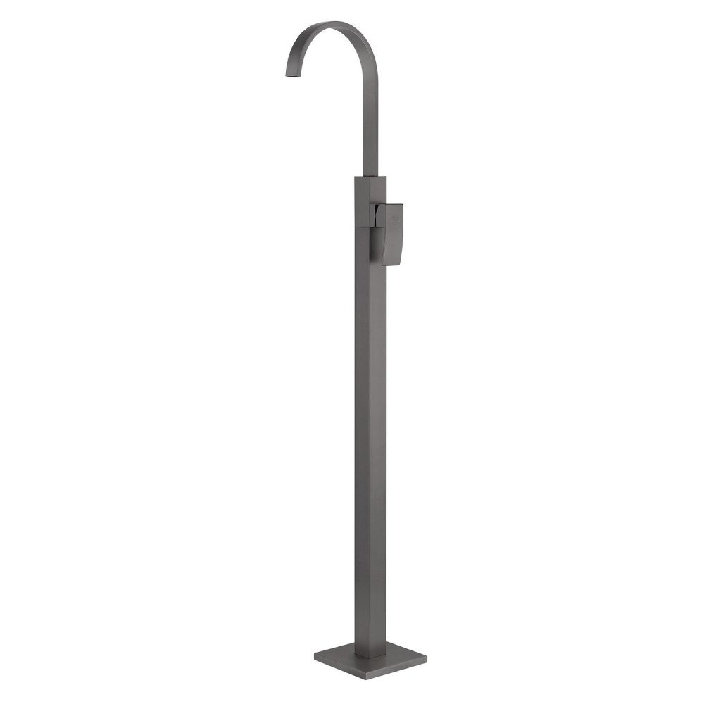 Смеситель ABBER Wasserfall AF8640NG напольный для раковины, оружейная сталь