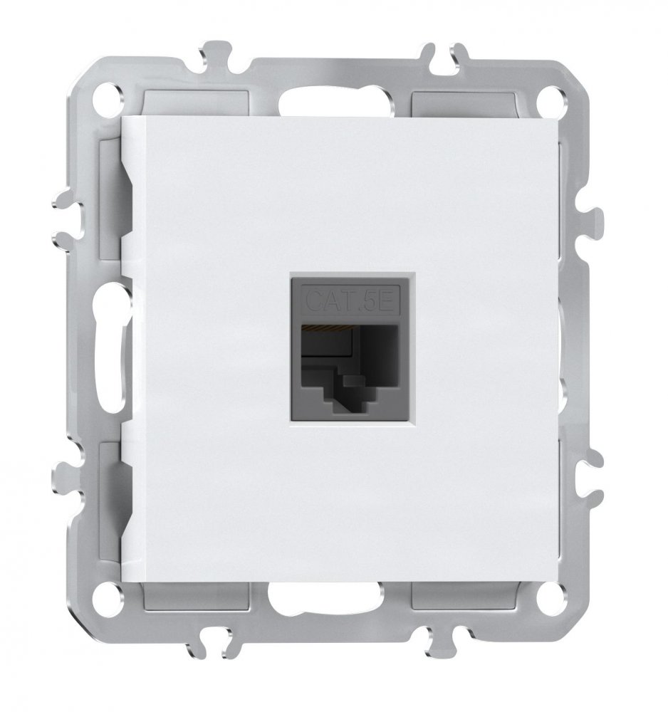 Компьютерная розетка одиночная RJ45 (cat.5/ClassE-8), Donel A07