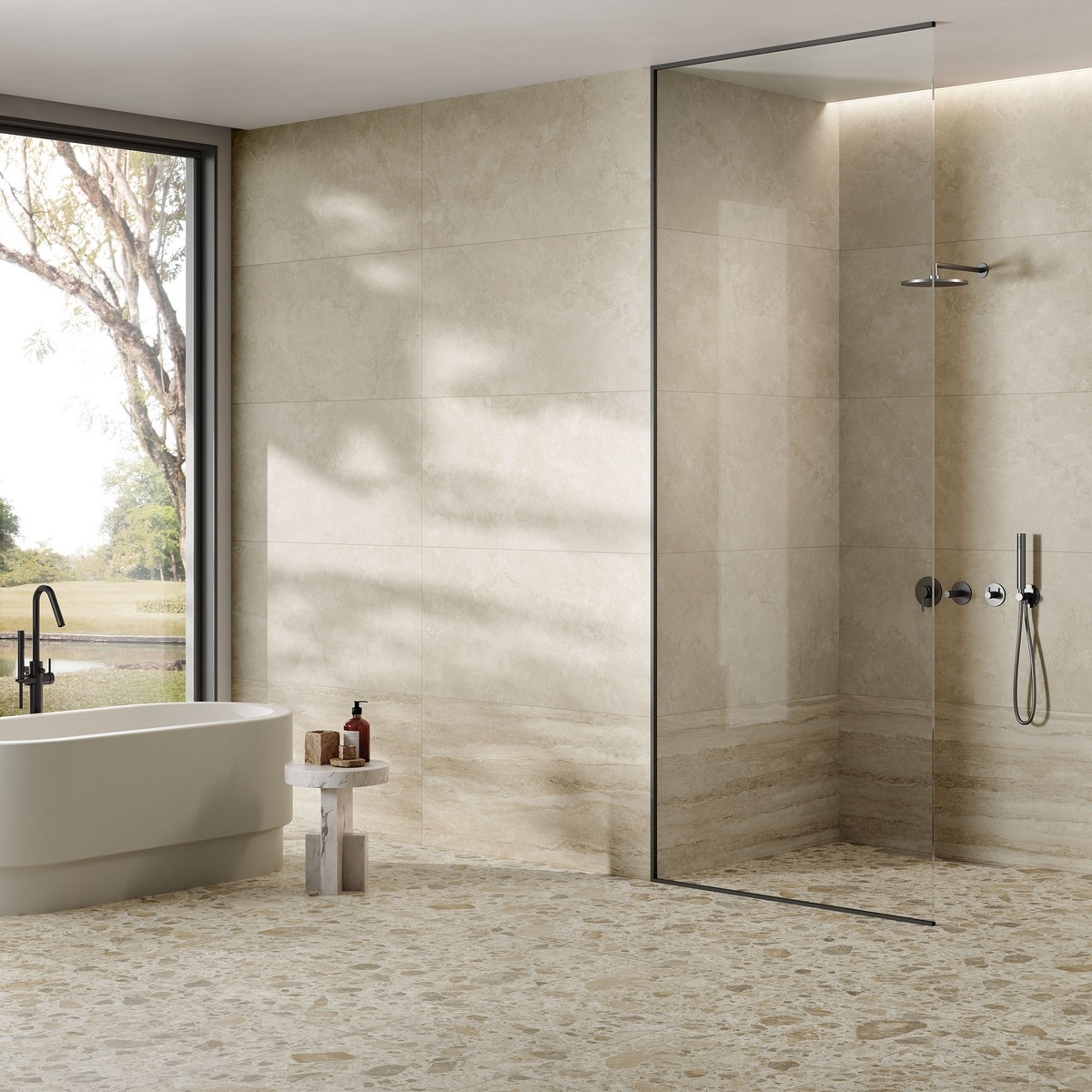 Керамогранит Vitra CityStone Травертин Клауд 60x120
