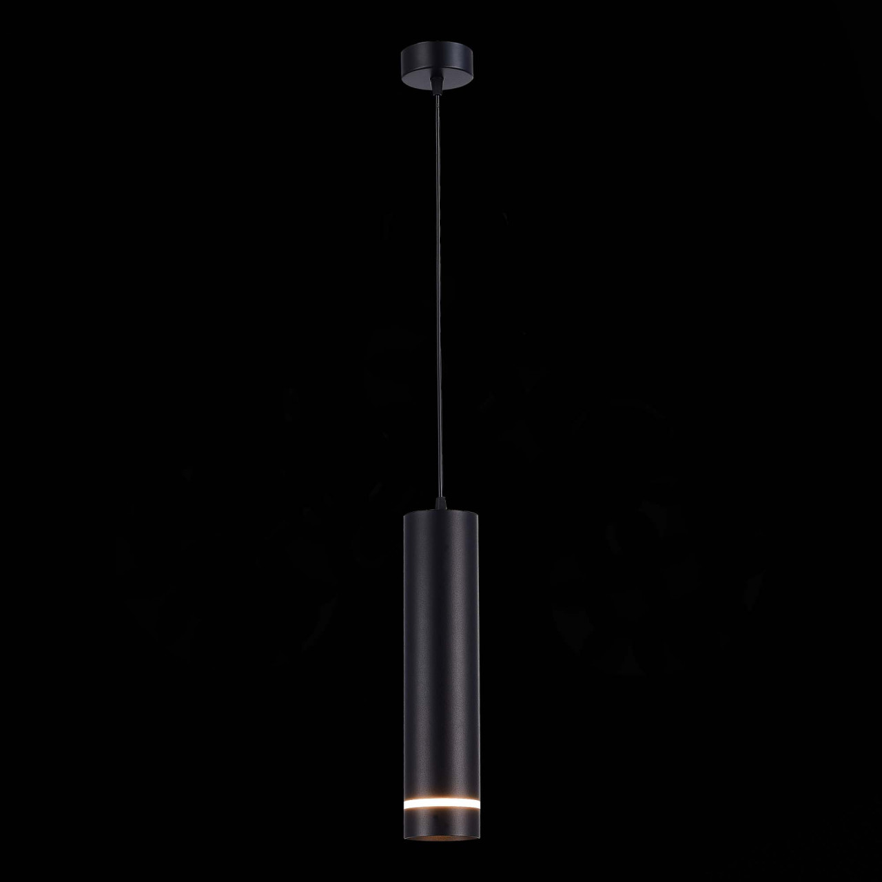 ST115.433.12 Светильник подвесной Черный LED 1*12W 3000K 936Lm Ra>90 120° IP20 D80xH300 165-265V - фото, цена