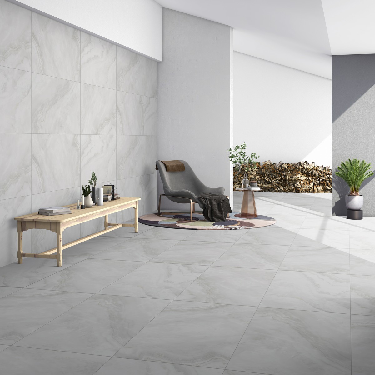 Керамогранит Neodom Marble Astoria Bianco Lap Carving 60x120