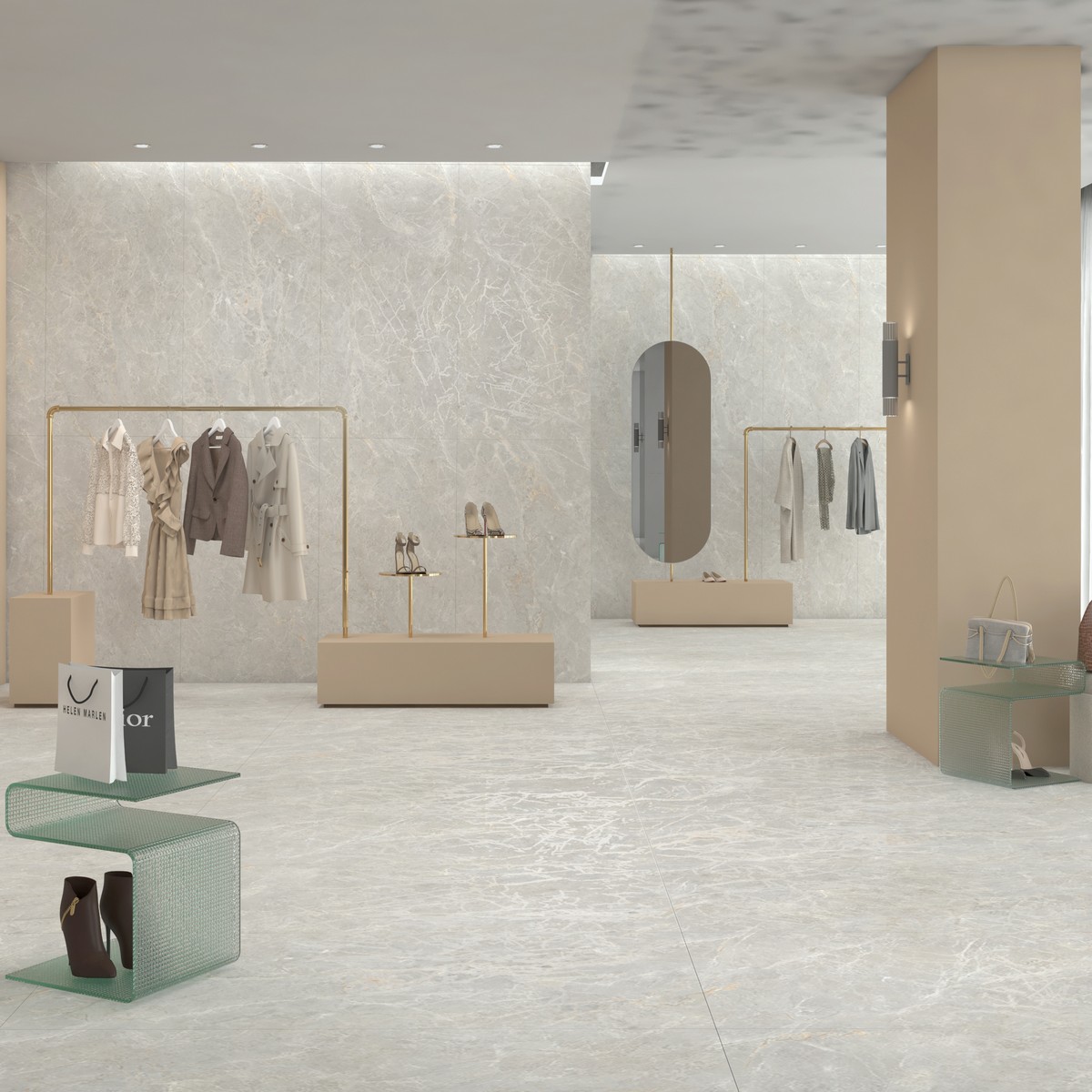 Керамогранит Neodom Marble Soya Silver Carving 80x160