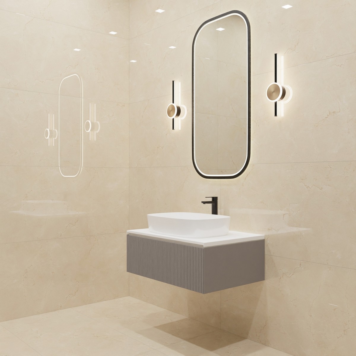 Керамогранит Neodom Marble Crema Marfil Polished 60x120