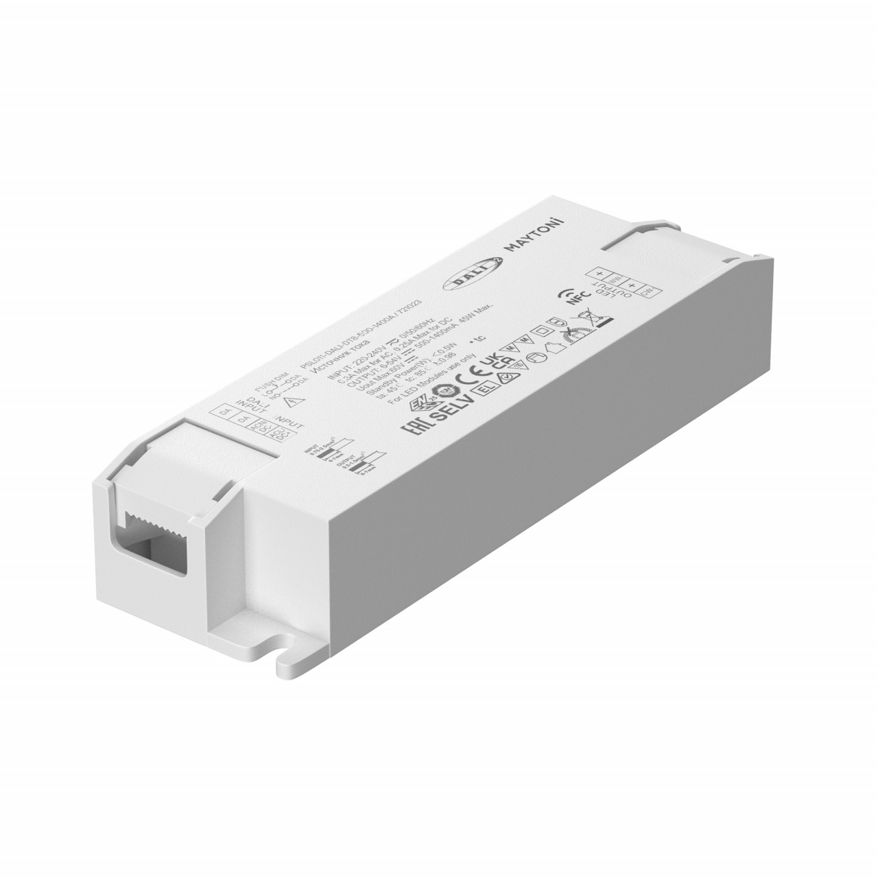 Источник тока DALI NFC DT8 45Вт 500-1400А - фото, цена