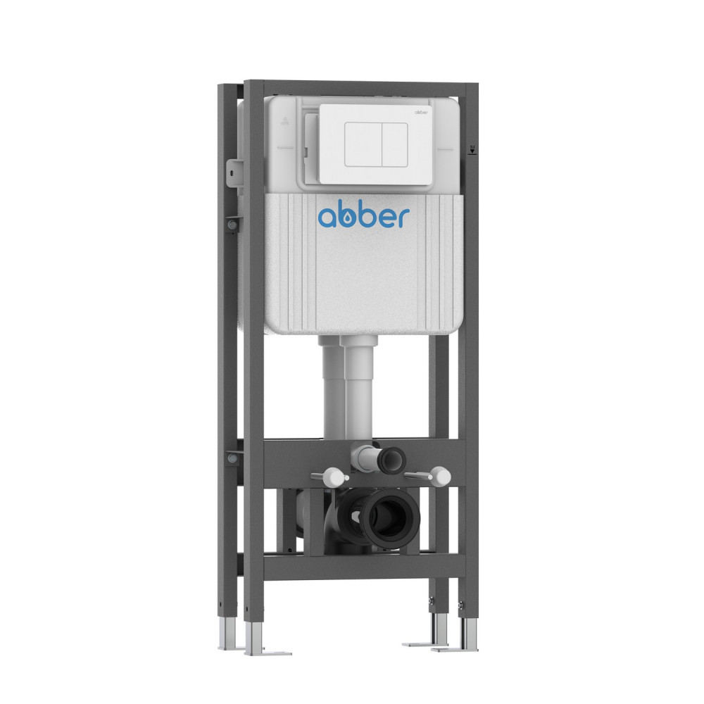 Инсталляция двойная самонесущая ABBER AC0106 для двух подвесных унитазов