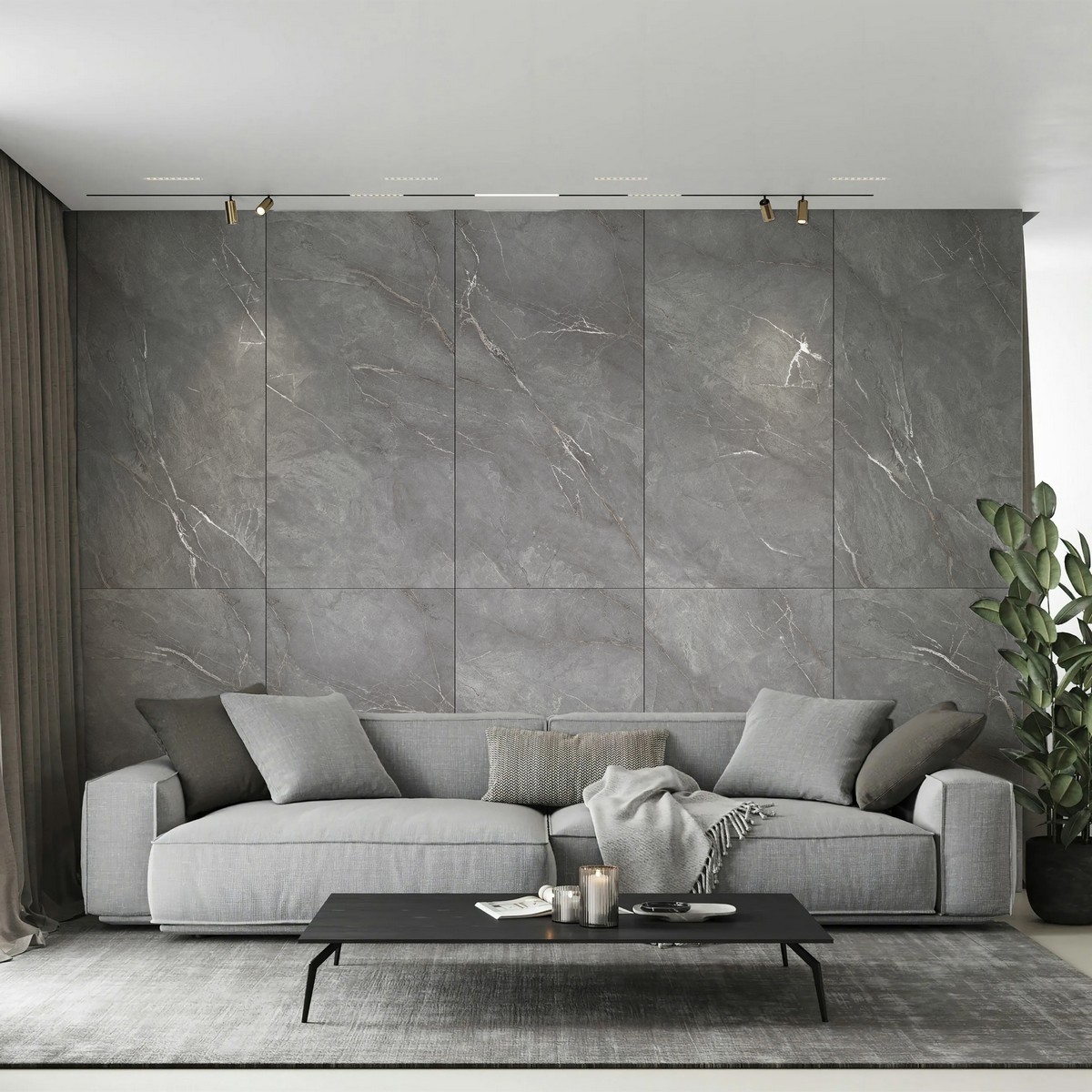 Керамогранит Neodom Marble Orobico Grey Carving 80x160