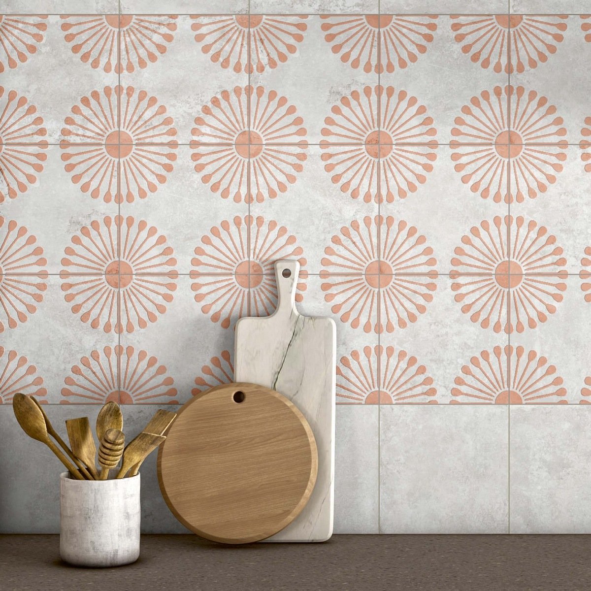 Керамогранит Motto Palmas White Decor 3 20x20