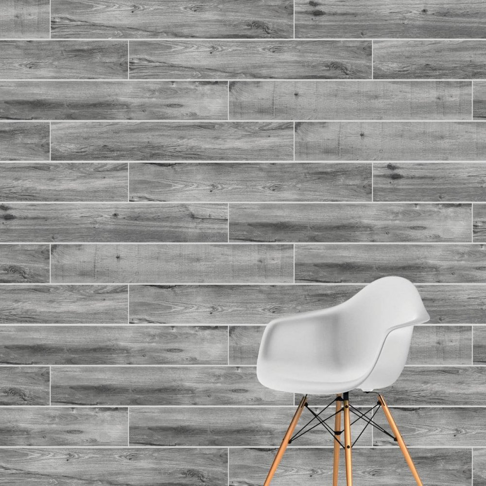 Керамогранит Vitra Aspenwood Серый 20x120