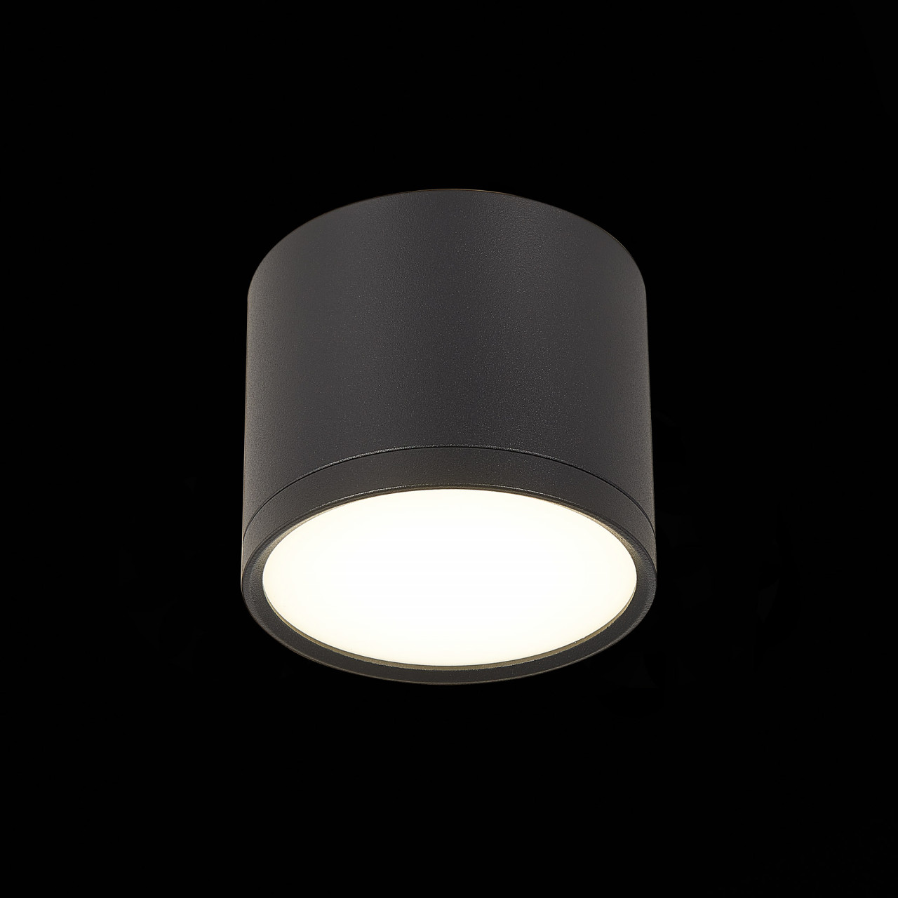 ST113.442.09 Светильник потолочный Черный LED 1*9W 4000K 702Lm Ra>90 120° IP20 D88xH75 170-240V - фото, цена
