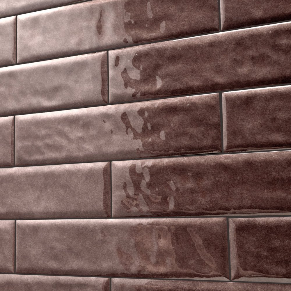 Керамогранит Motto Levels Plum Glossy 6x25