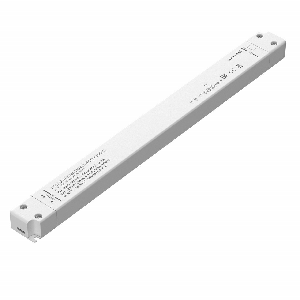 Источник напряжения TRIAC 24В 100Вт IP 20 - фото, цена