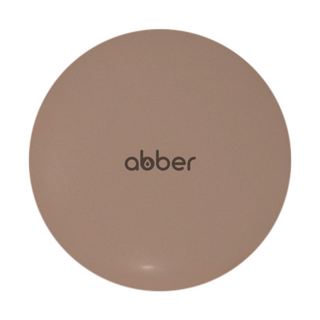 Накладка на слив для раковины ABBER AC0014MBB бежевая матовая, керамика