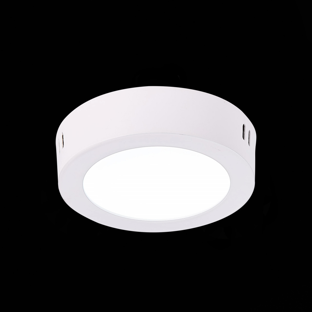 ST112.532.06 Светильник настенно-потолочный Белый LED 1*6W 3000K 330Lm Ra80 120° IP20 D110xH28 90-26 - фото, цена
