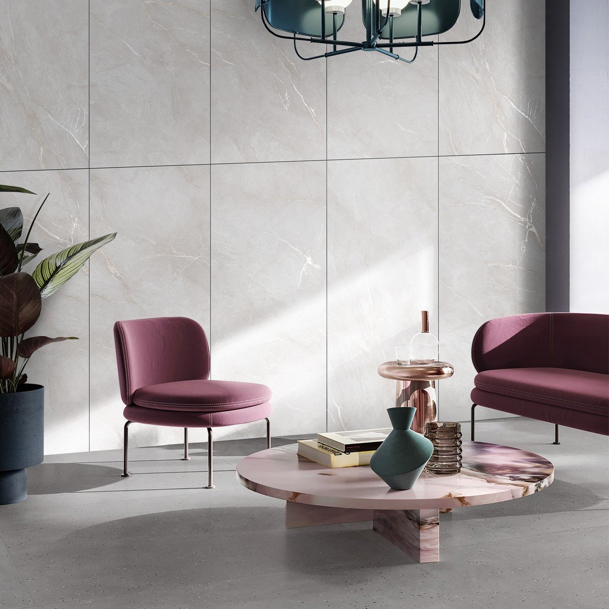 Керамогранит Neodom Marble Orobico Bianco Carving 80x160