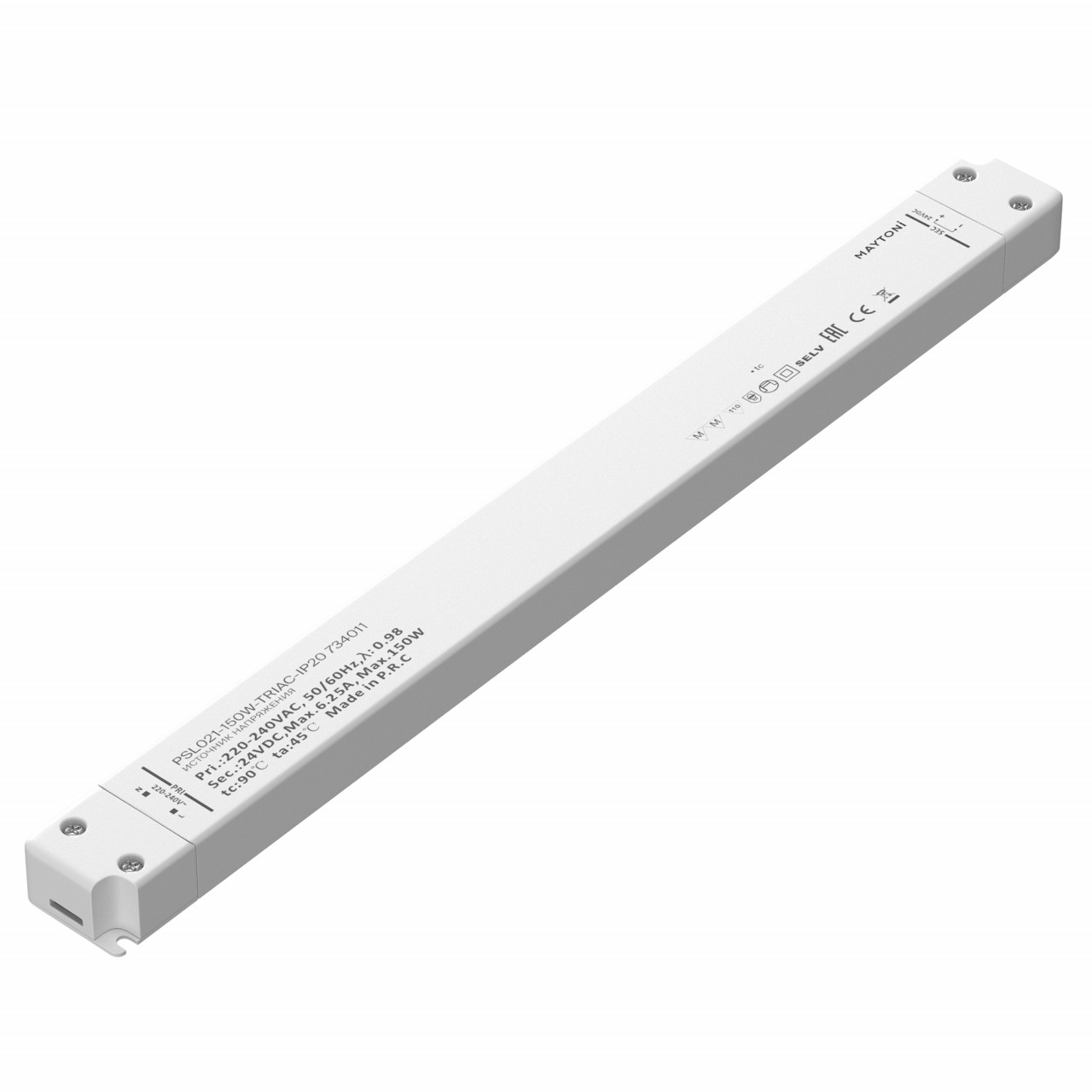 Источник напряжения TRIAC 24В 150Вт IP 20 - фото, цена