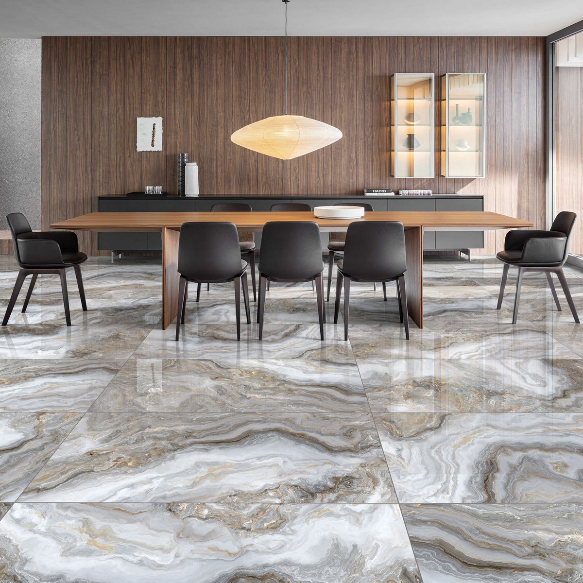 Керамогранит Neodom Luxury Arabesque Grey Polished 60x120