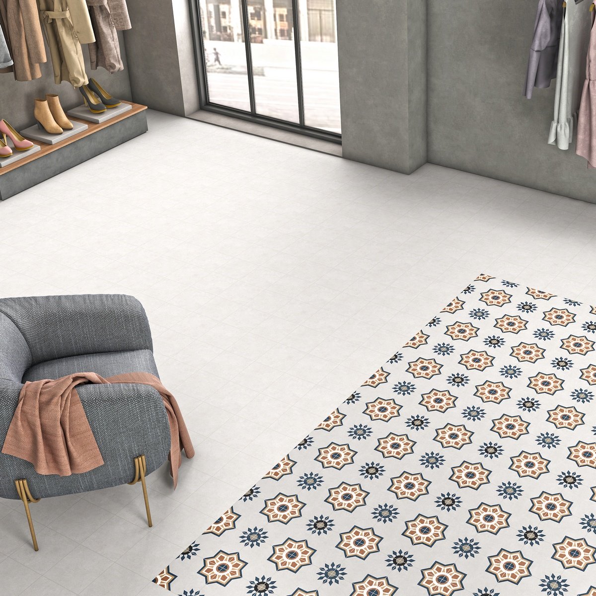 Керамогранит Motto Levels White Matt 20x20