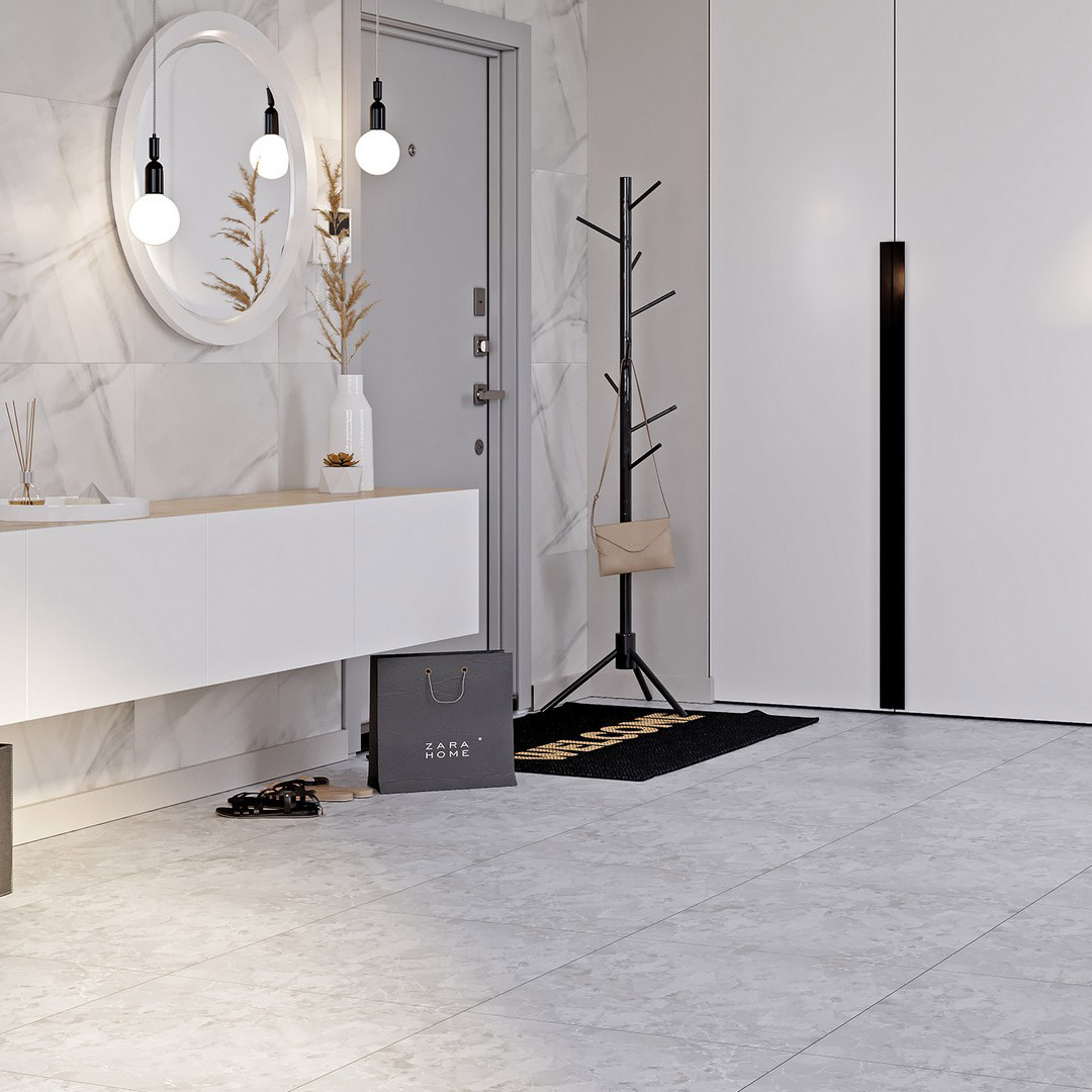 Керамогранит Dako Harmony Белый 60x60 арт. E-3012/MR/600x600