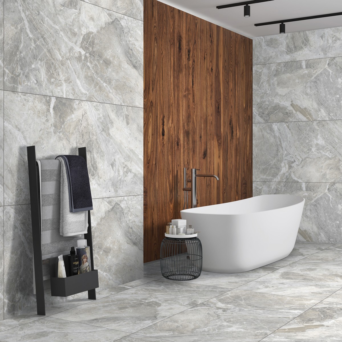 Керамогранит Neodom Sale Nebula Grey Carving 80x160