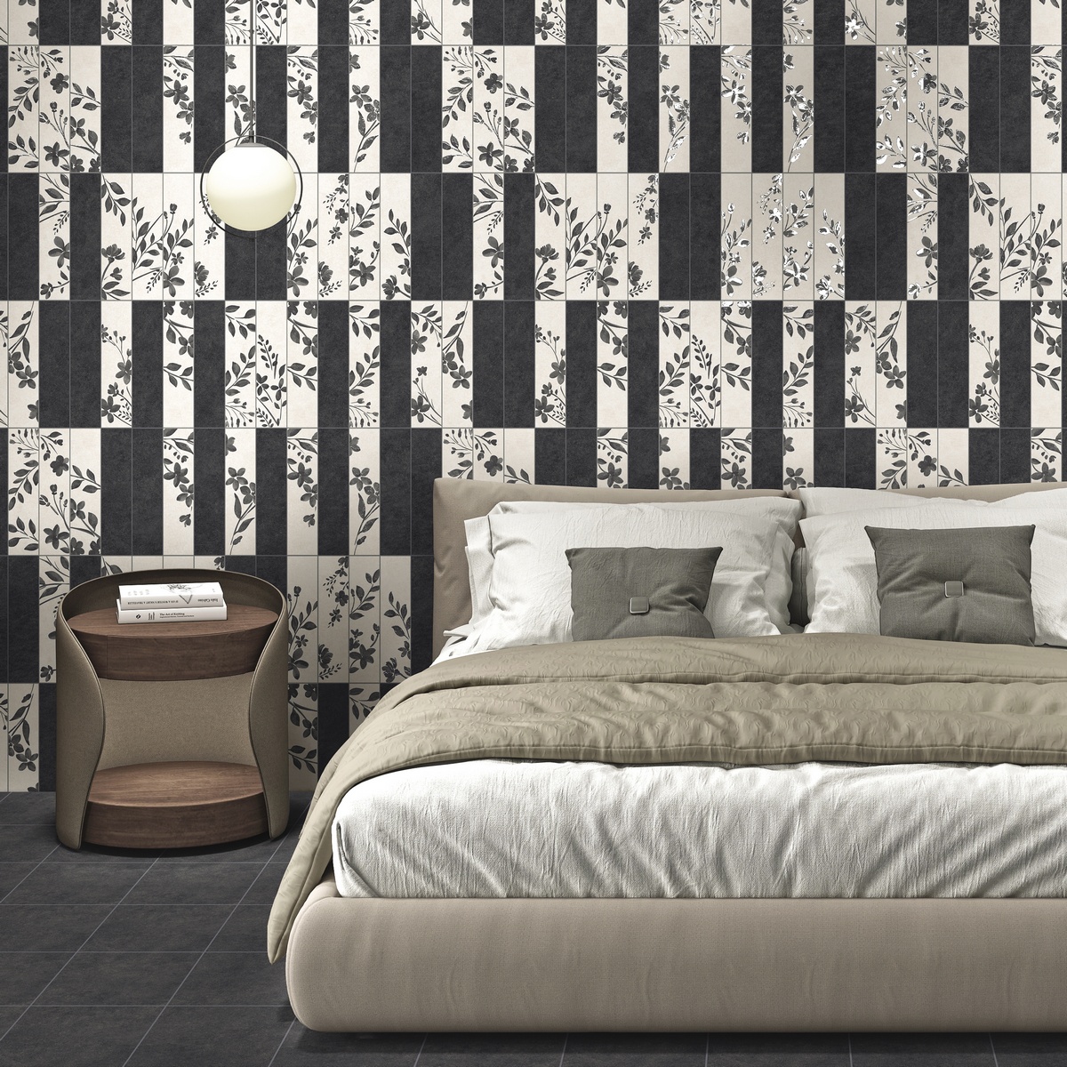 Керамогранит Motto Levels Black Matt 6x25