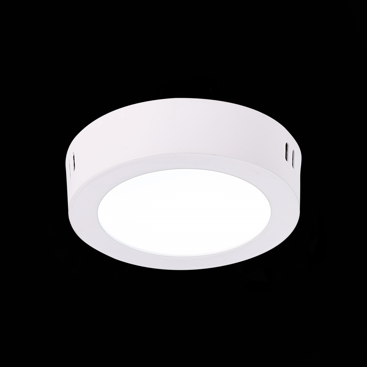 ST112.542.06 Светильник настенно-потолочный Белый LED 1*6W 4000K 370Lm Ra80 120° IP20 D110xH28 90-26 - фото, цена