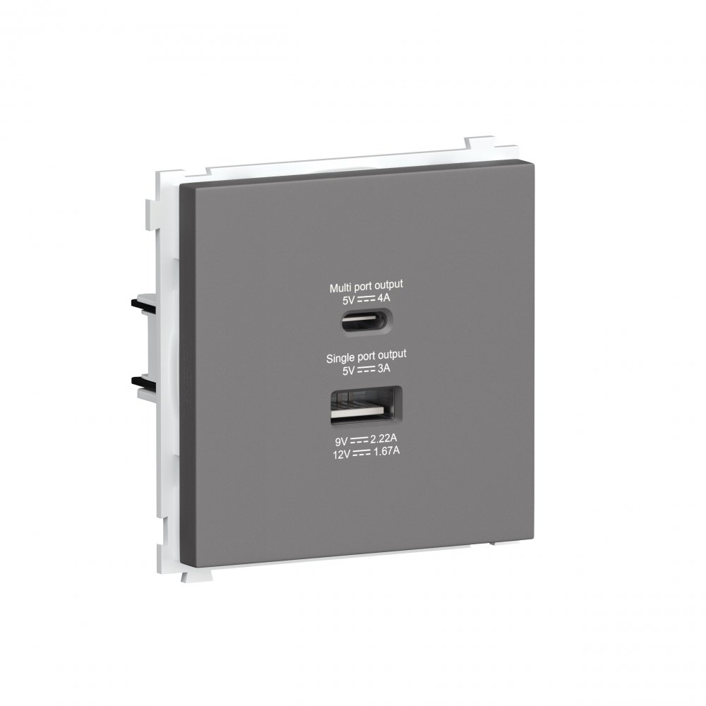 USB зарядное устройство DC 5-12V 1.67-3A MAX 20W тип A+С быстрая зарядка, Donel R98