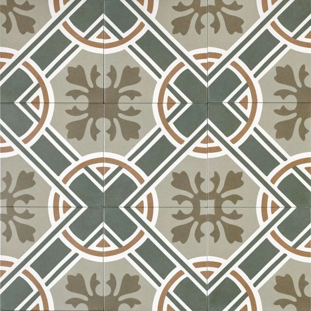 Керамогранит Motto Monotone Juniper Decor Matt 20x20