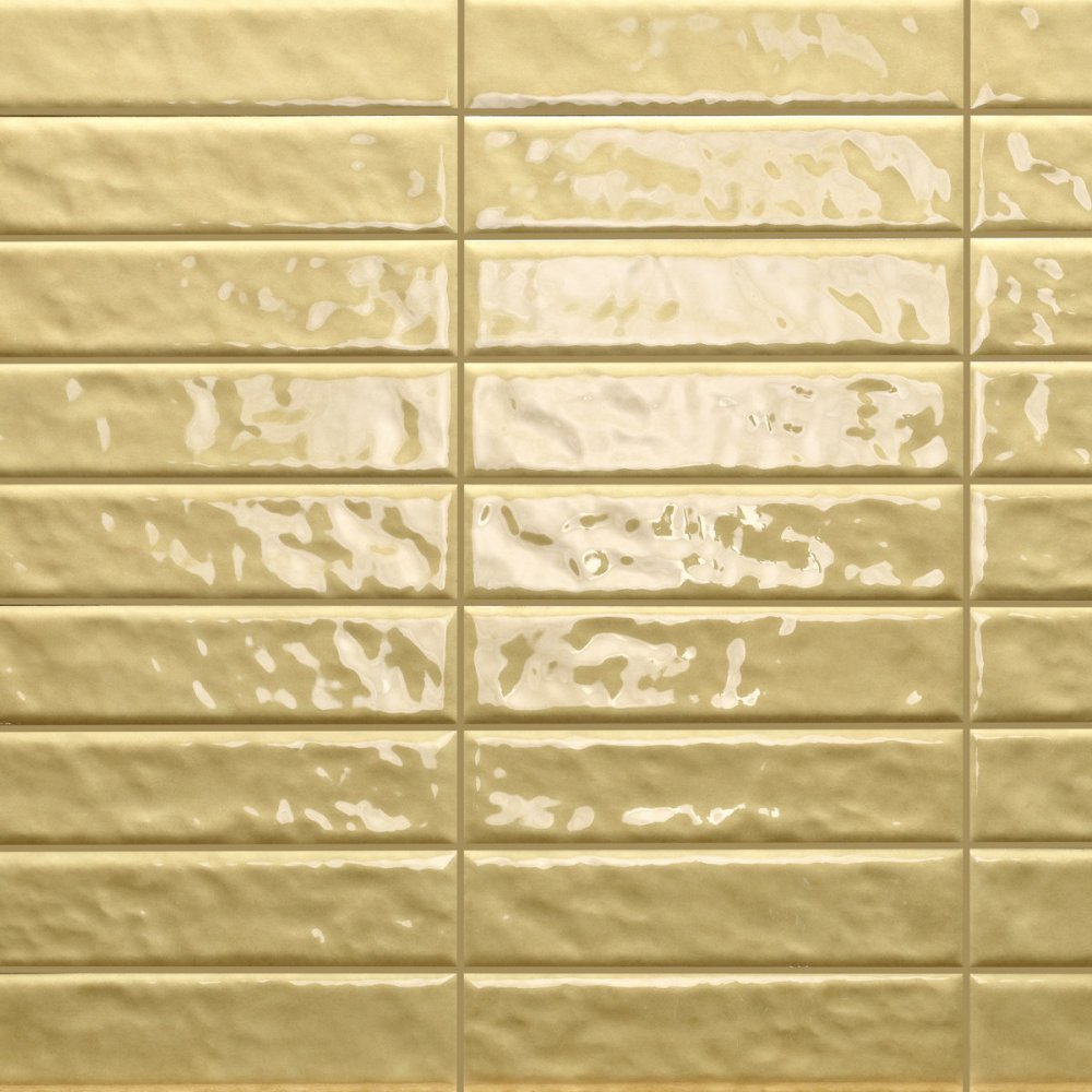 Керамогранит Motto Levels Melon Yellow Glossy 6x25
