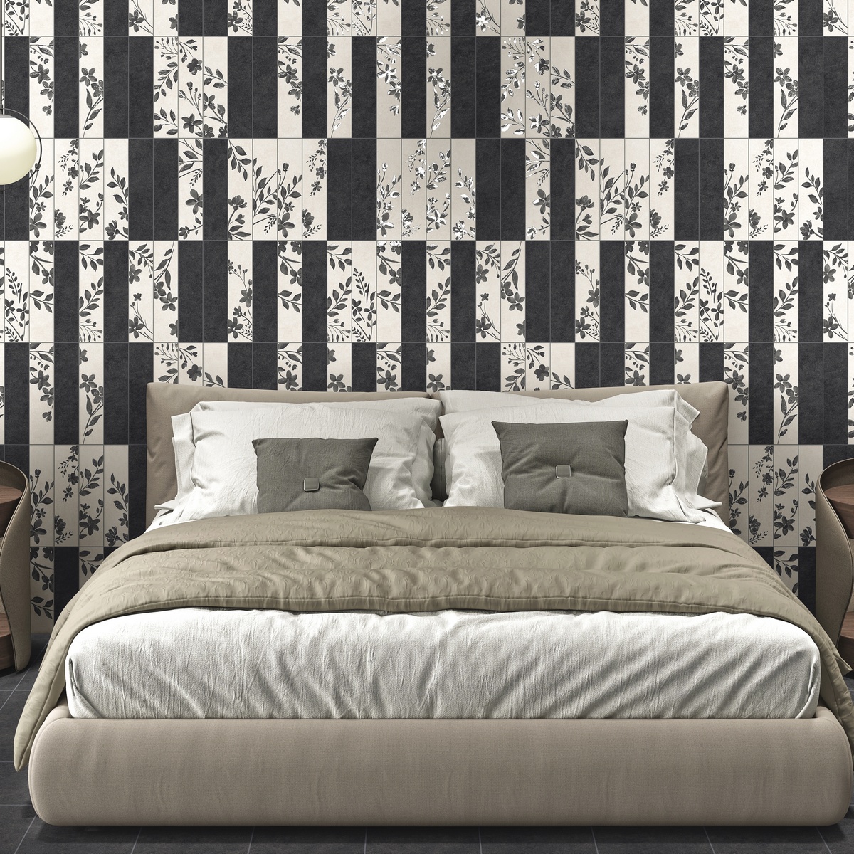 Керамогранит Motto Levels Black Decor 1 Matt 6x25