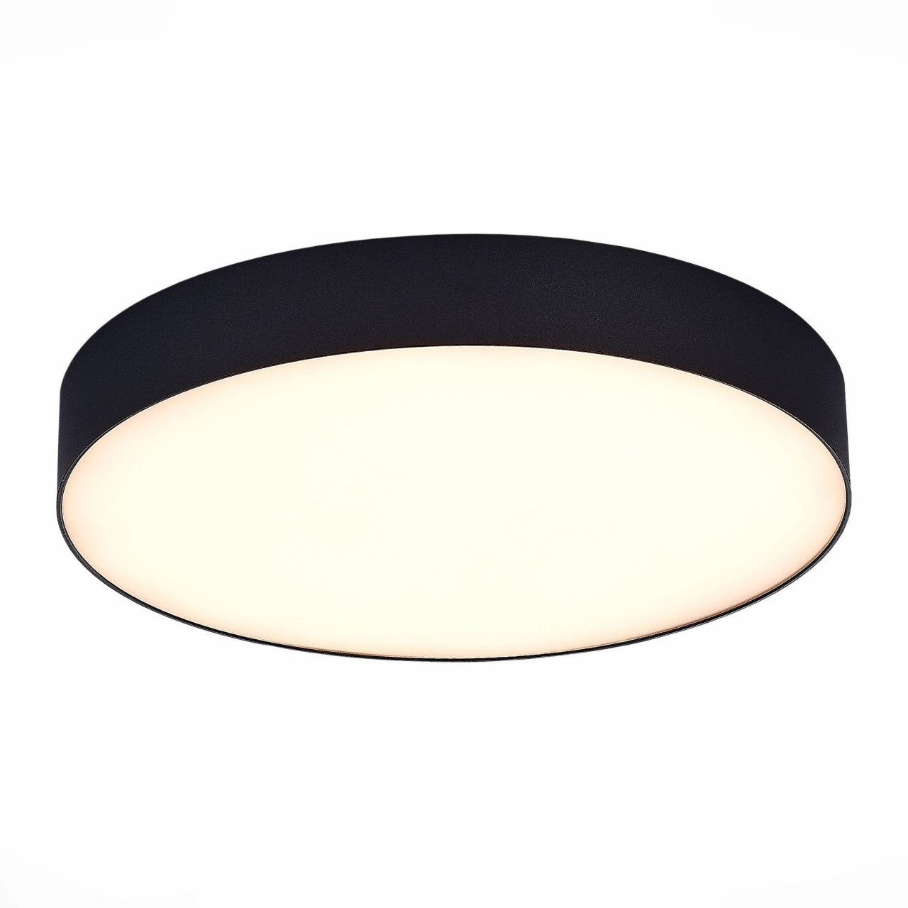 ST606.432.36 Светильник потолочный Черный LED 1*36W 3000K 3 240Lm Ra>90 120° IP20 D300xH55 180-240V - фото, цена