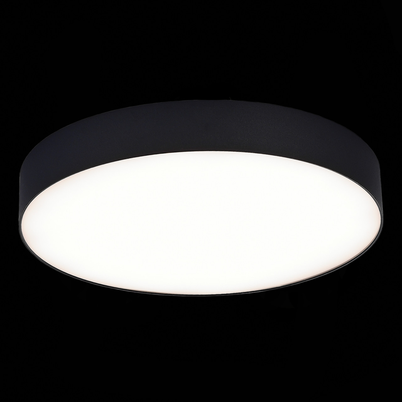 ST606.442.48 Светильник потолочный Черный LED 1*48W 4000K 4 320Lm Ra>85 120° IP20 D400xH55 185-265V - фото, цена