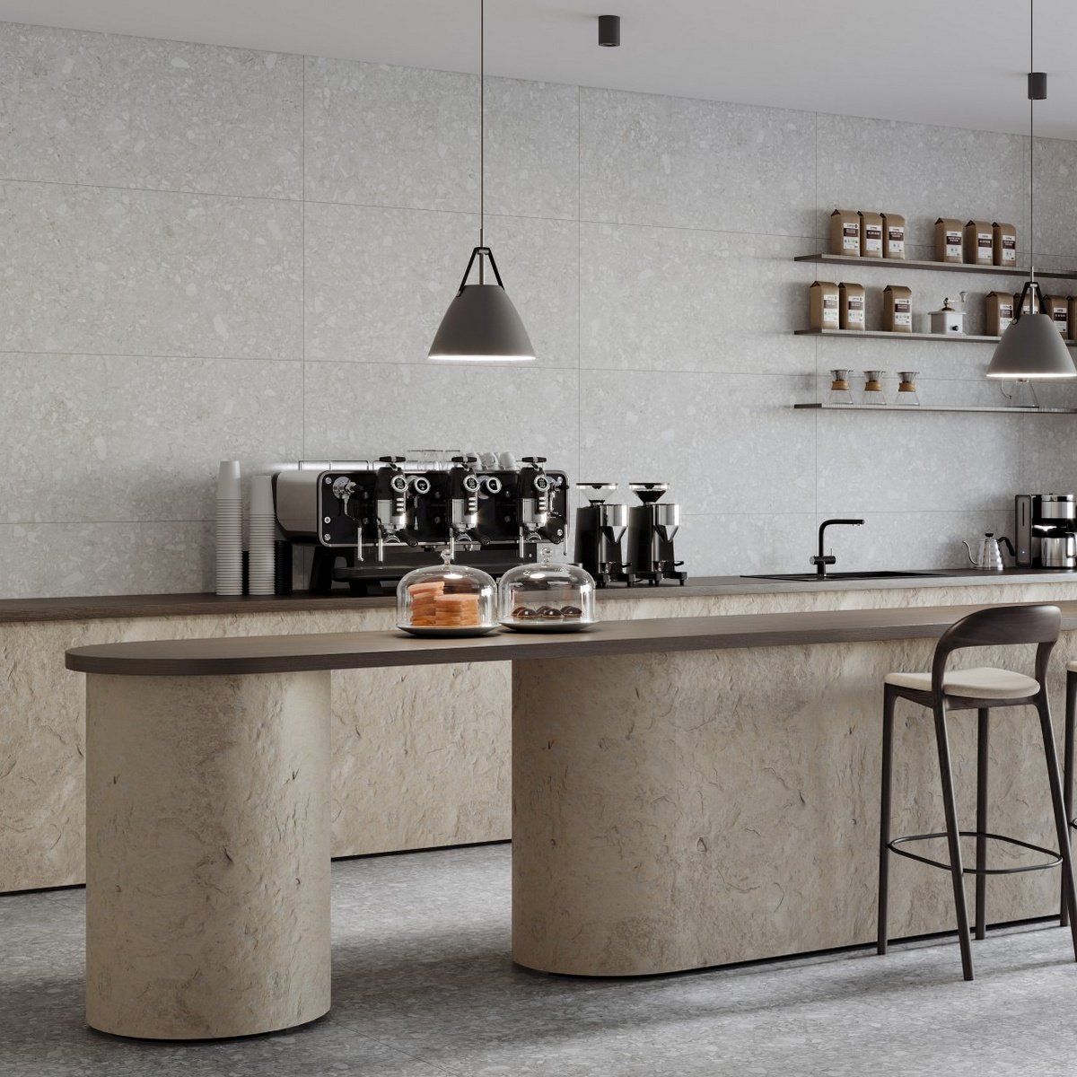 Керамогранит Kerranova Molekula White Matt. 60x120