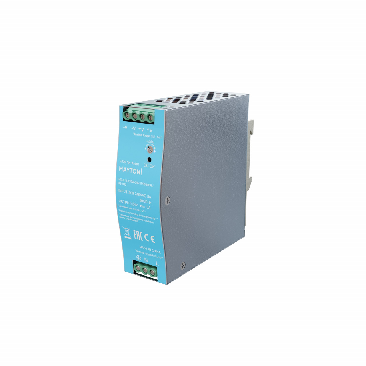 Источник напряжения PSL015 24В 120Вт IP 20 821012 - фото, цена