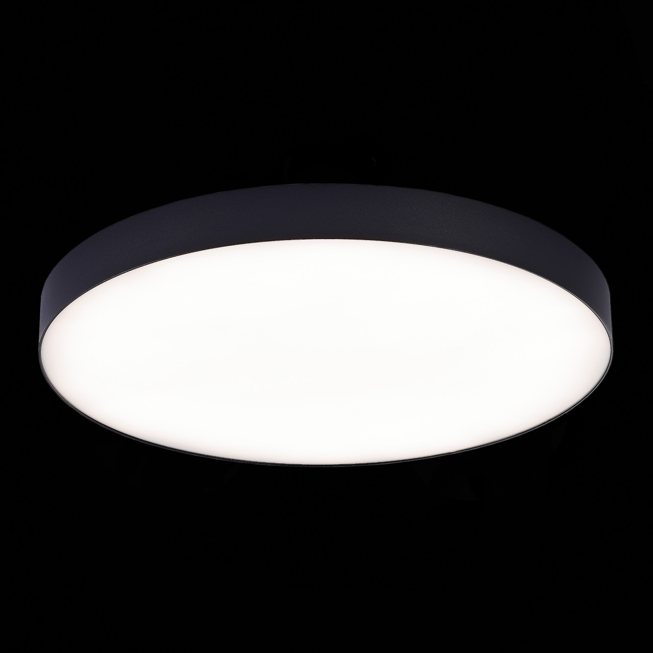 ST606.442.96 Светильник потолочный Черный LED 1*96W 4000K 8 640Lm Ra>85 120° IP20 D600xH55 185-265V - фото, цена