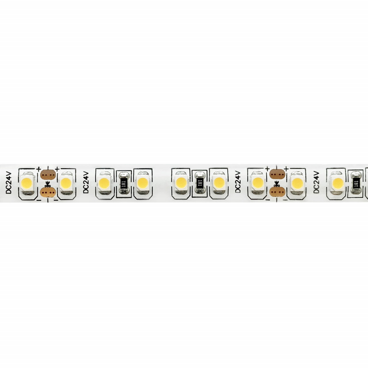 ST016.410.65 Светодиодная лента  - 120leds/м*9.6W/мW 4000K 860Lm Ra80 120° IP65 L5000xW8xH2 24V - фото, цена