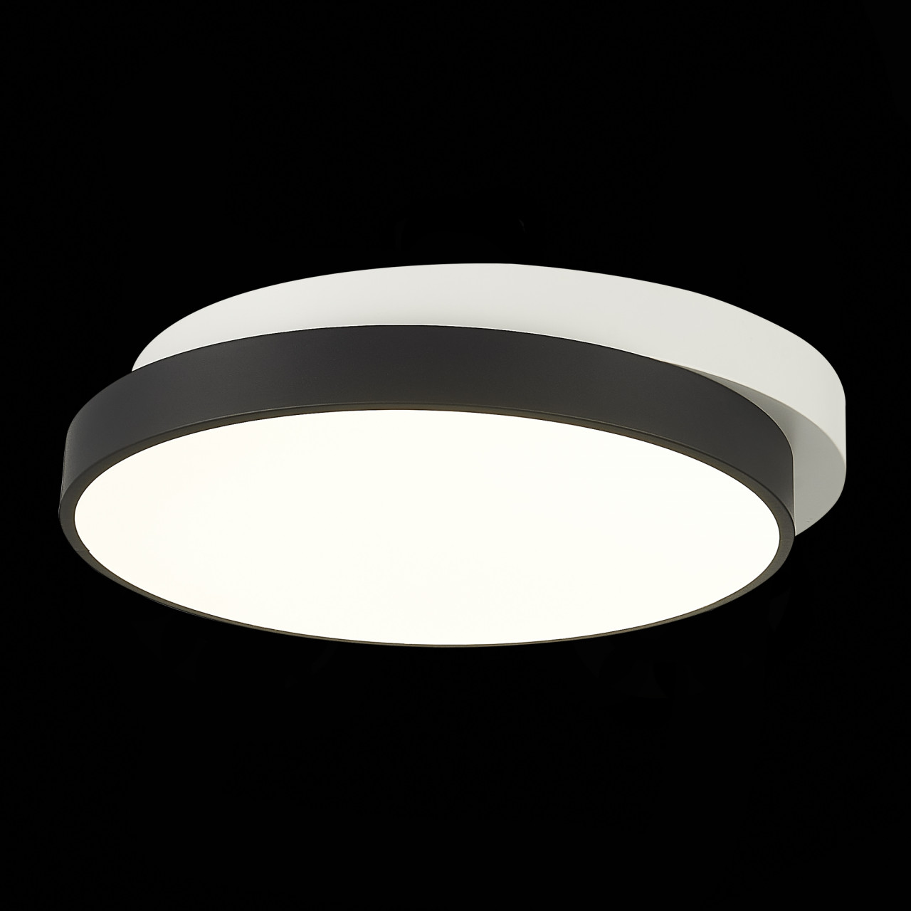 SLE200702-01 Светильник потолочный Черный, Белый/Белый LED 1*45W 3000K/4000K/6000K - фото, цена
