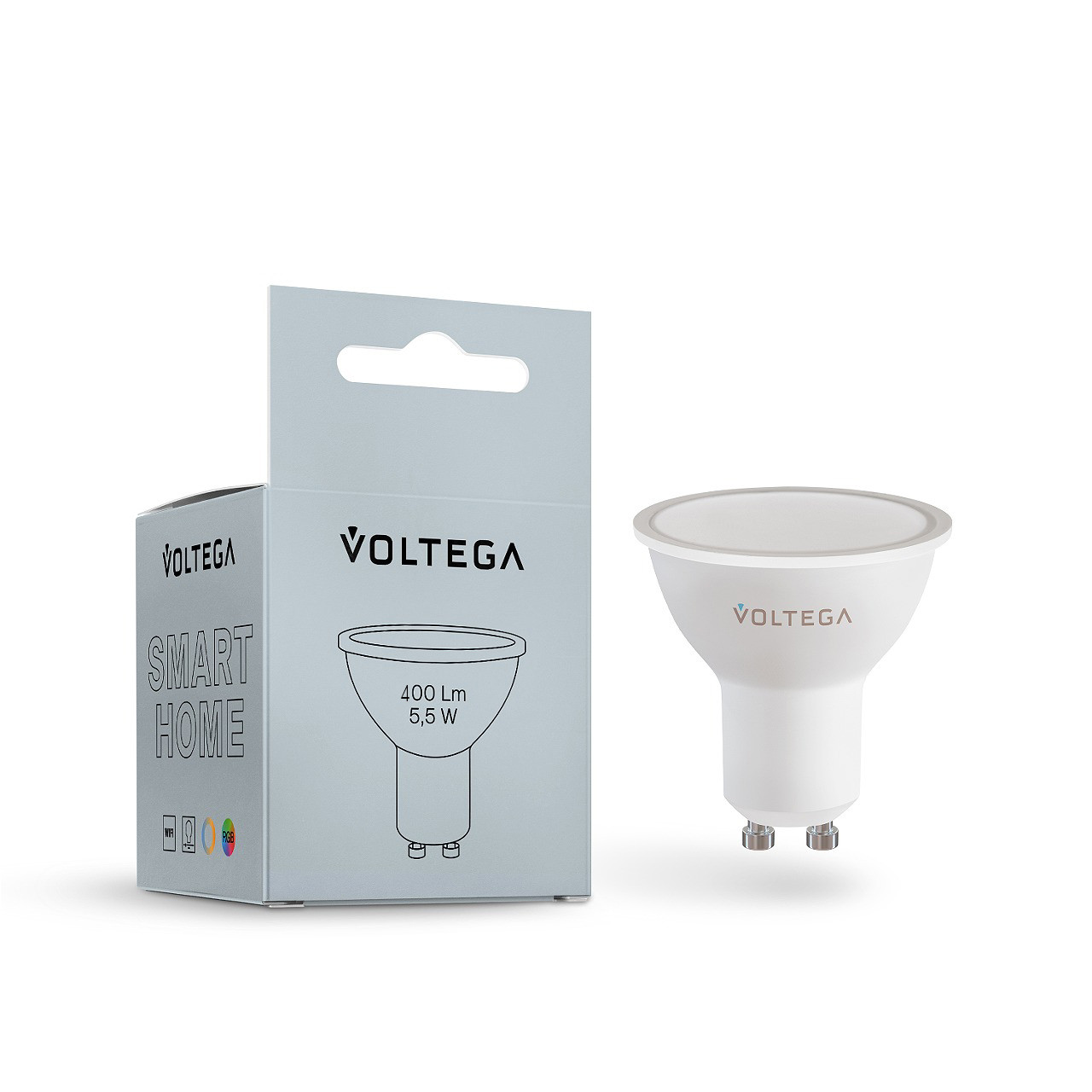 Светодиодная лампа Wi-Fi MR16 GU10 5,5Вт Цветная (RGB) + Комбинированная (MIX) диммируемая 110° - фото, цена