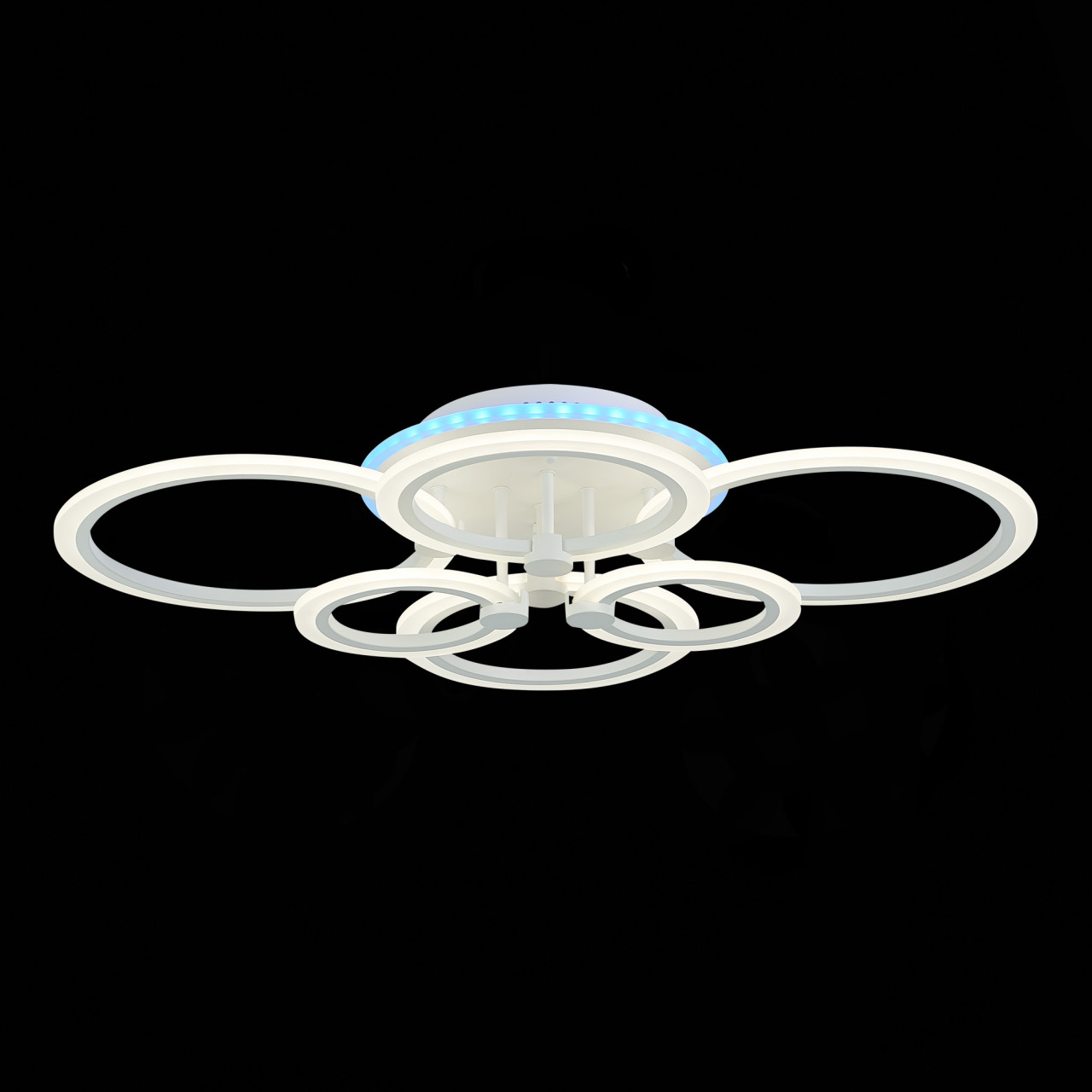 SLE500552-06RGB Светильник потолочный Белый/Белый LED 1*132W RGB 8W 3000-6000K - фото, цена